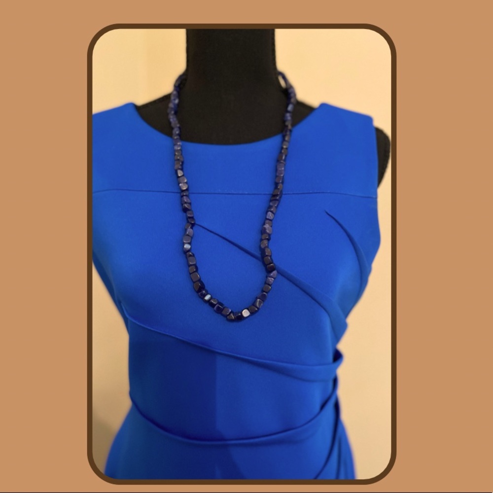 Lapis Beaded Necklace